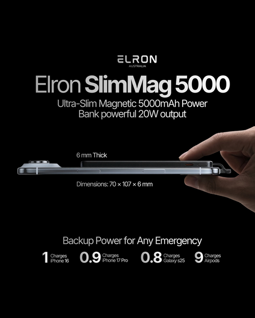 Elron SlimMag 5000mAh Magnetic Power Bank